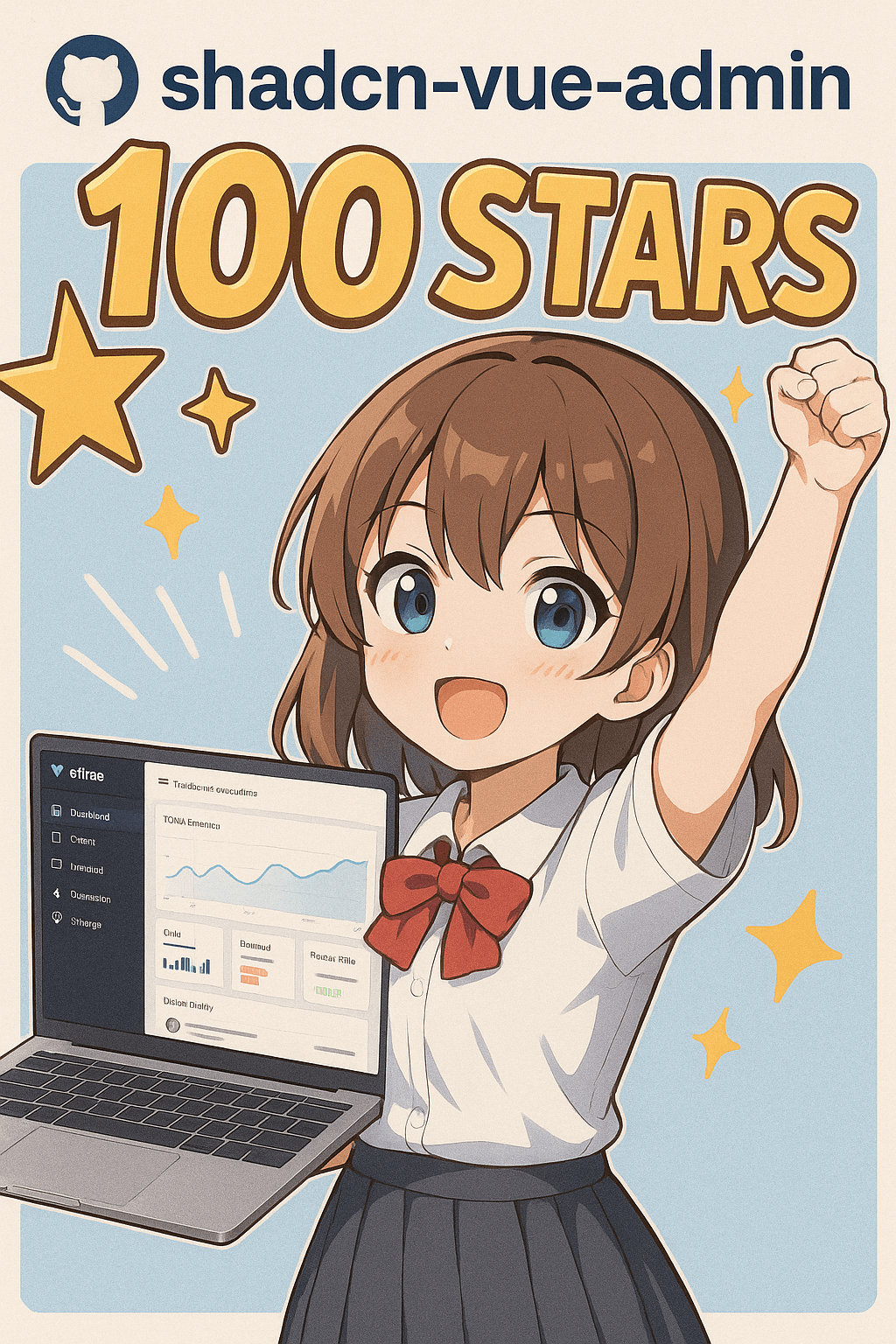 哦吼，100星啦